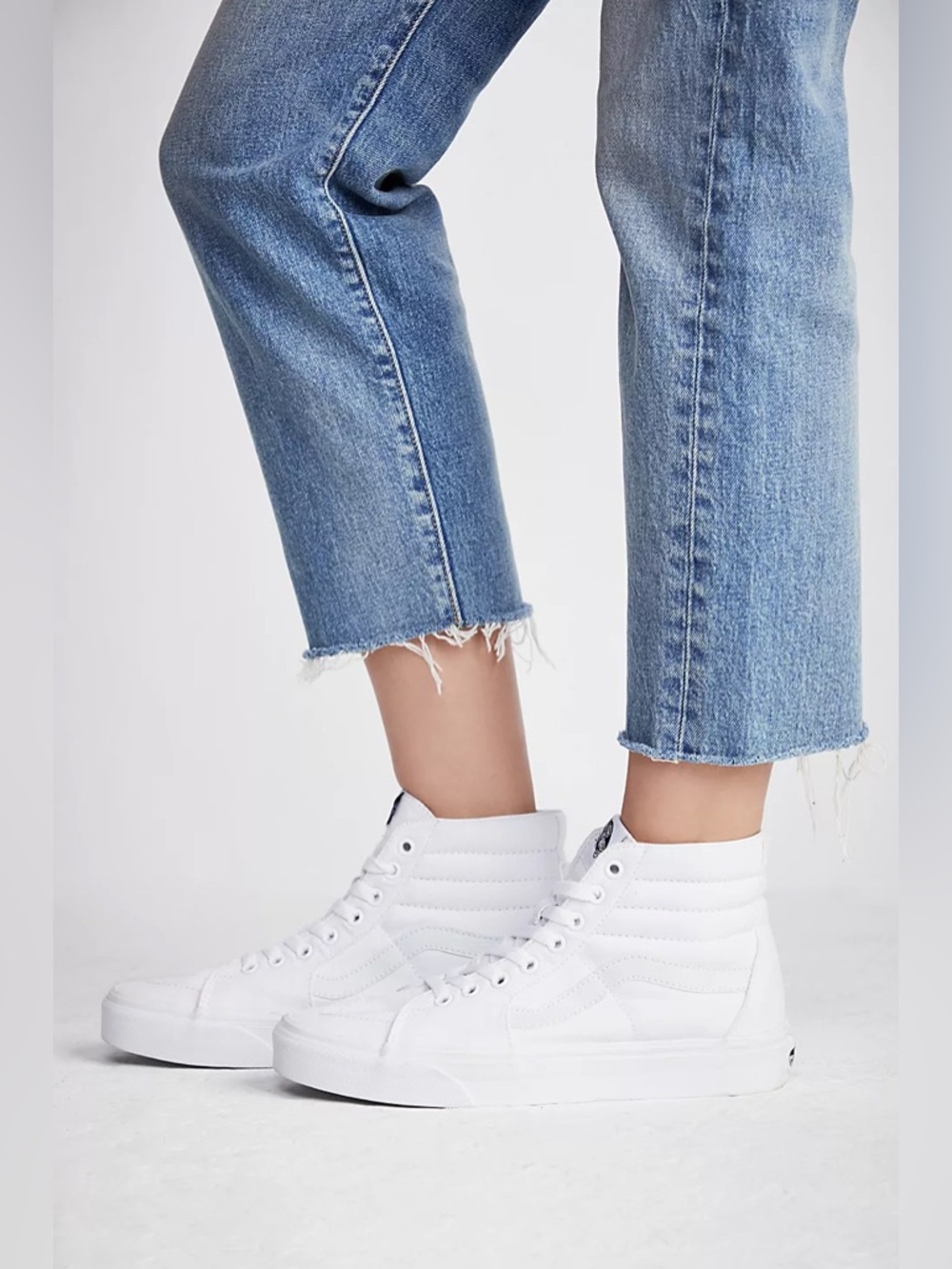 Vans Sk8-Hi High-Top Sneakers – Classic All-White | Unisex